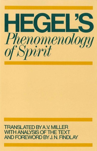 Cover of Phenomenology of Spirit