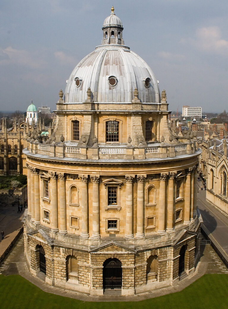 The historic Bodleian Library reading room at Oxford