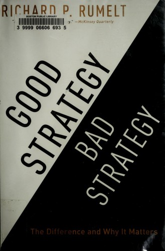 Good Strategy Bad Strategy