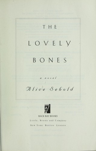 The Lovely Bones book cover