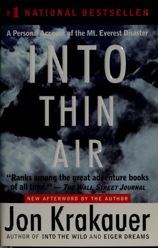 Into Thin Air book cover